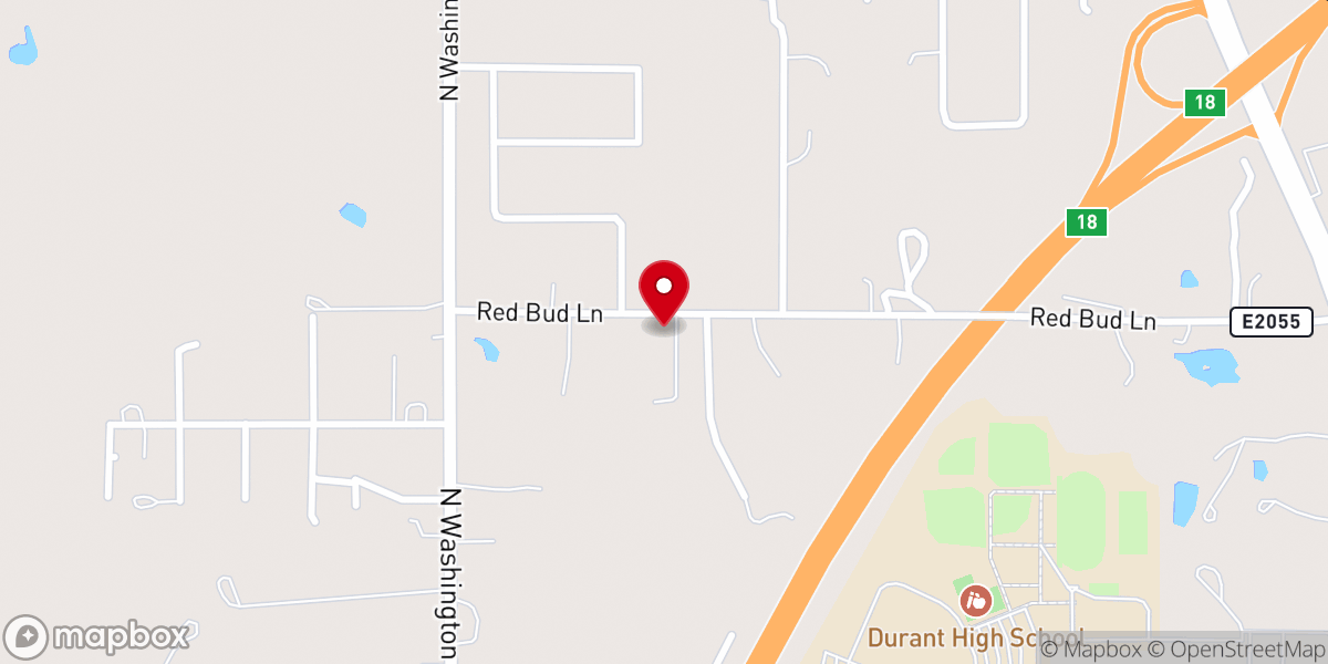 Map showing location of New Hope Community Church