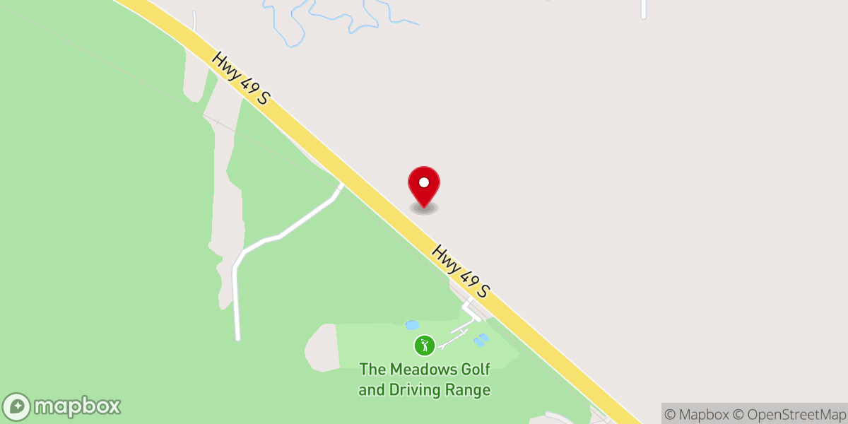 Map showing location of Good News Christian Center Church