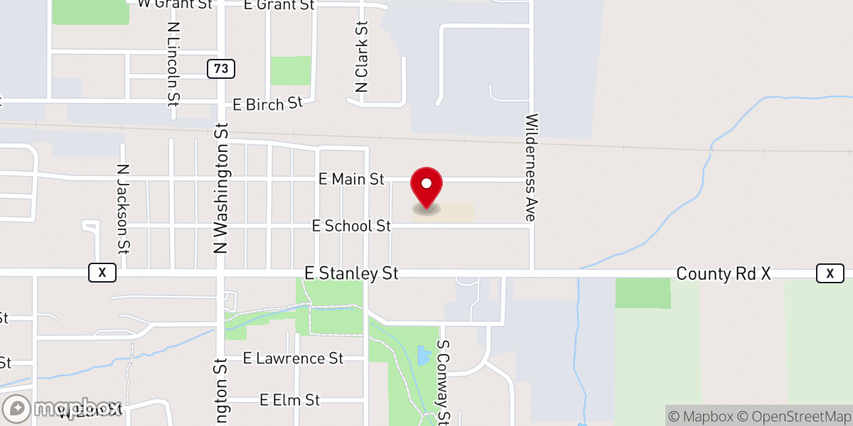 Map showing location of Thorp Catholic School