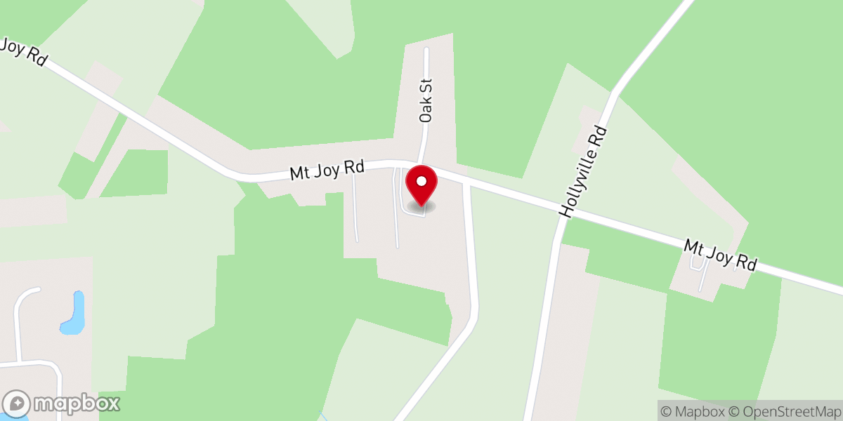 Map showing location of Baptist Church