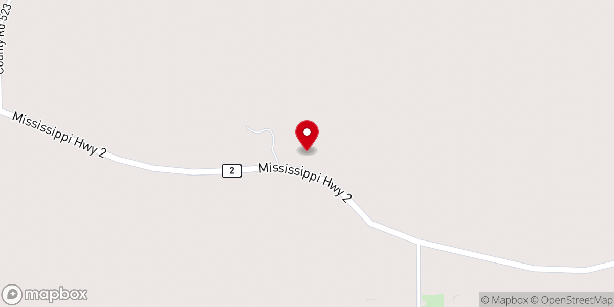 Map showing location of Victory Chapel Church
