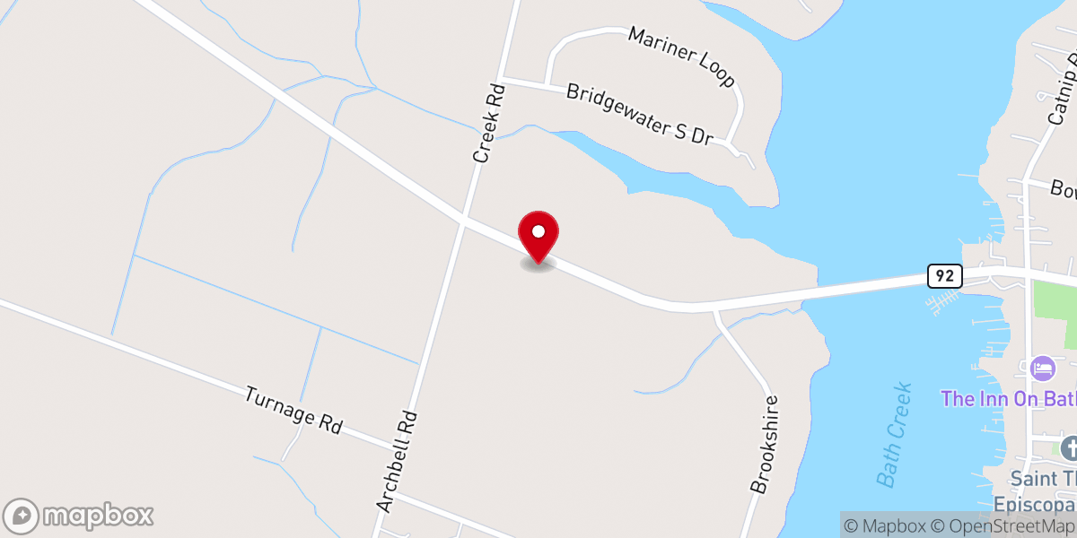 Map showing location of The River Church