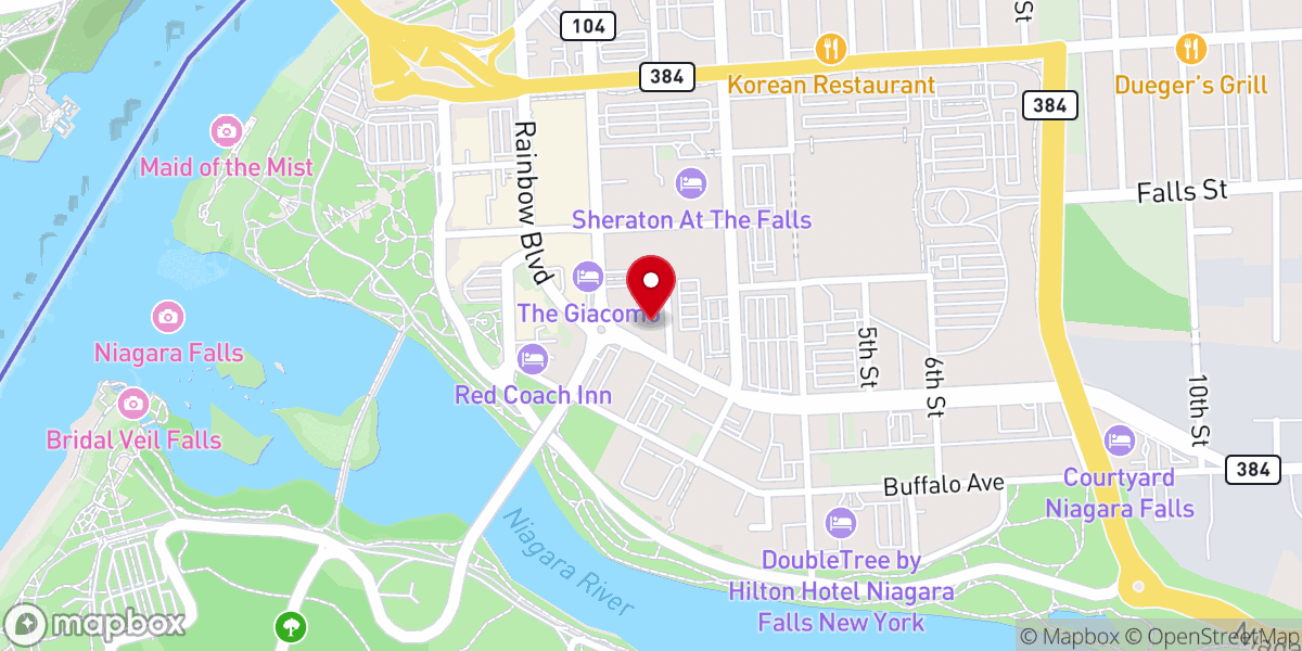 Map showing location of St. Peter's Episcopal Church