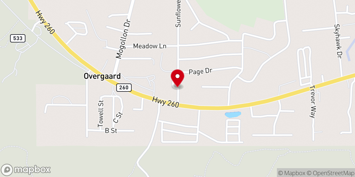 Map showing location of First Southern Baptist Church
