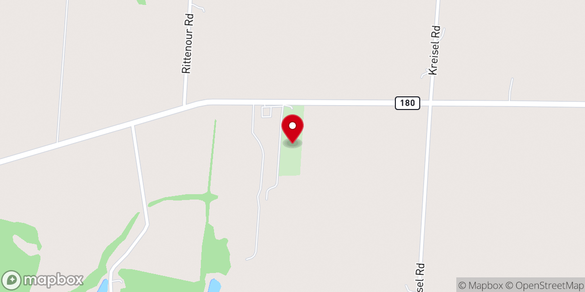 Map showing location of Salem White Church