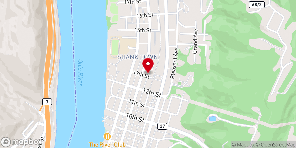 Map showing location of Saint John The Evangelist Catholic Church