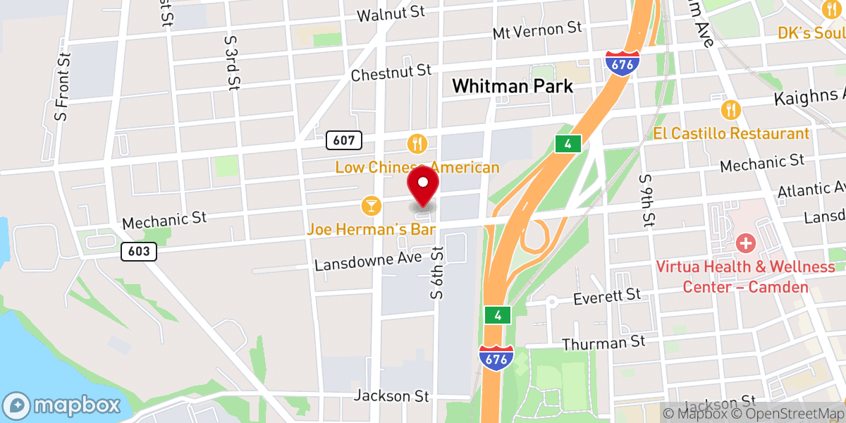 Map showing location of Joseph's House of Camden