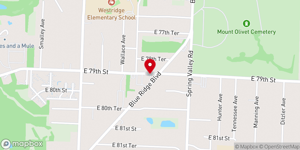 Map showing location of Countryside United Methodist Church