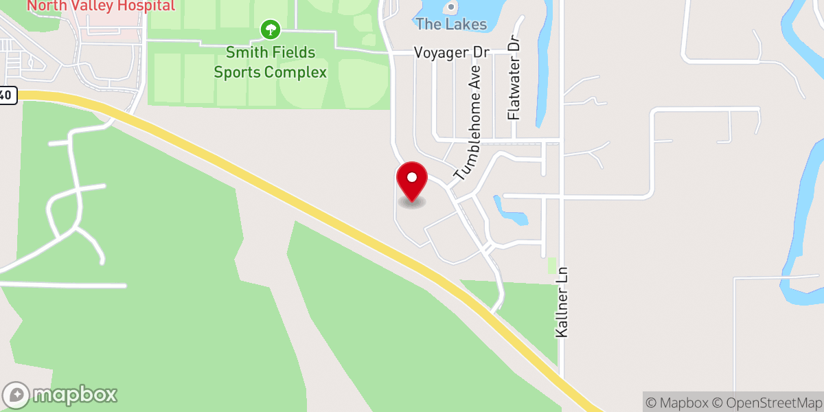 Map showing location of Christ Lutheran Church