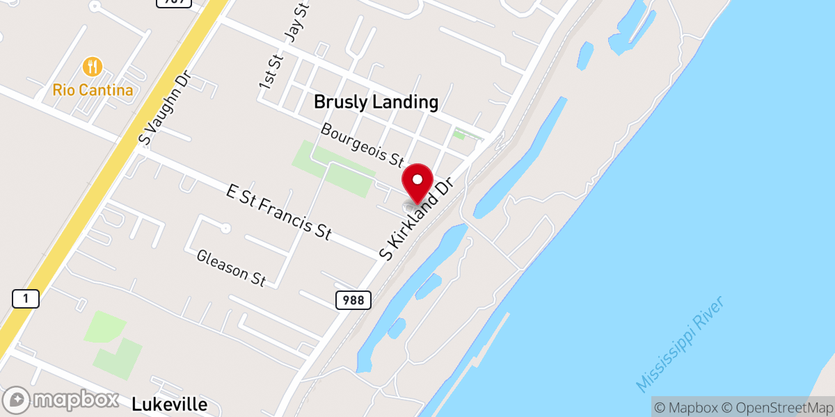 Map showing location of St. John the Baptist Catholic Church/Eglise Catholique St Jean Baptiste Marker