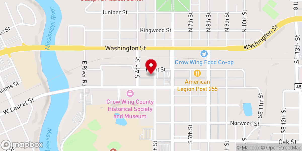 Map showing location of Salvation Army