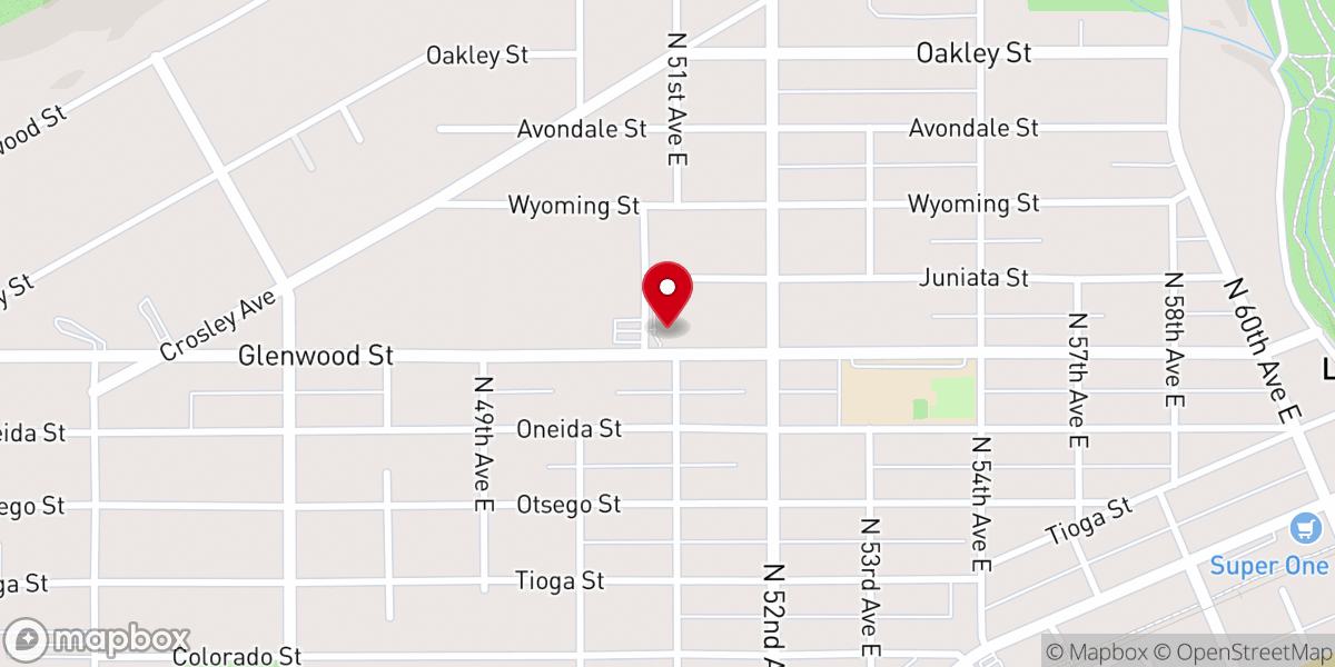 Map showing location of Good Hope Church - Lakeside