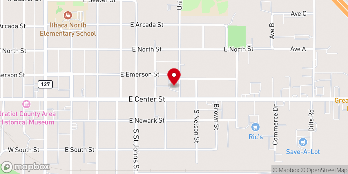Map showing location of St Pauls Apostle Catholic Church
