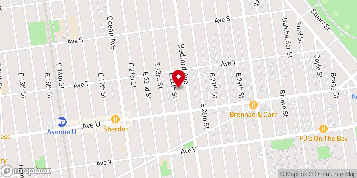 Map showing location of Otzar Hatorah Inc