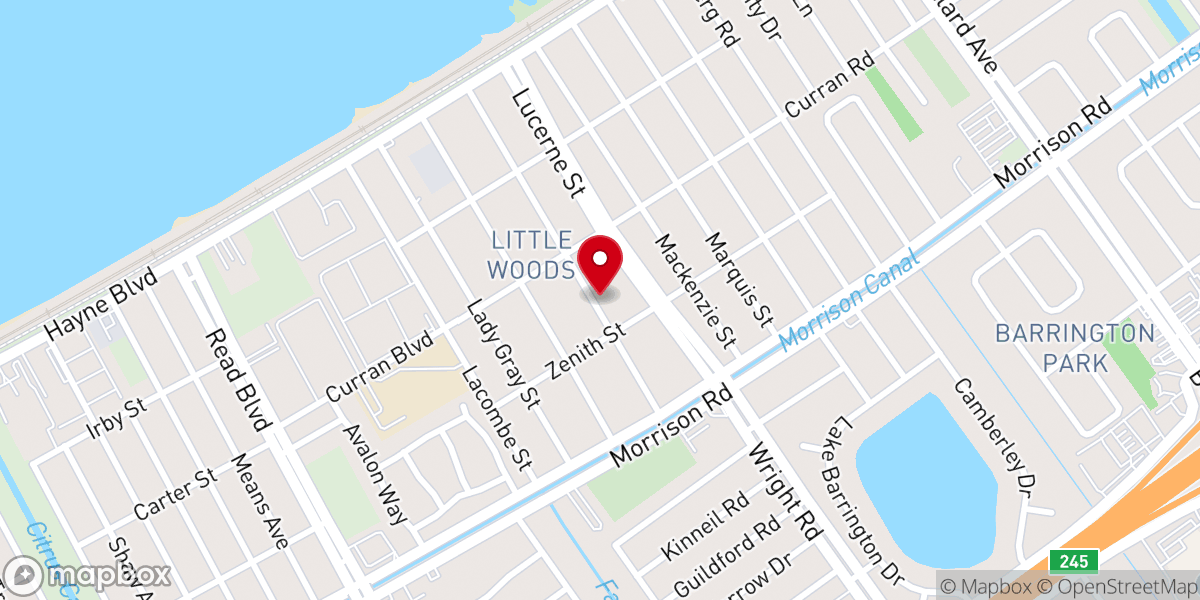 Map showing location of Christian Fellowship Cathedral