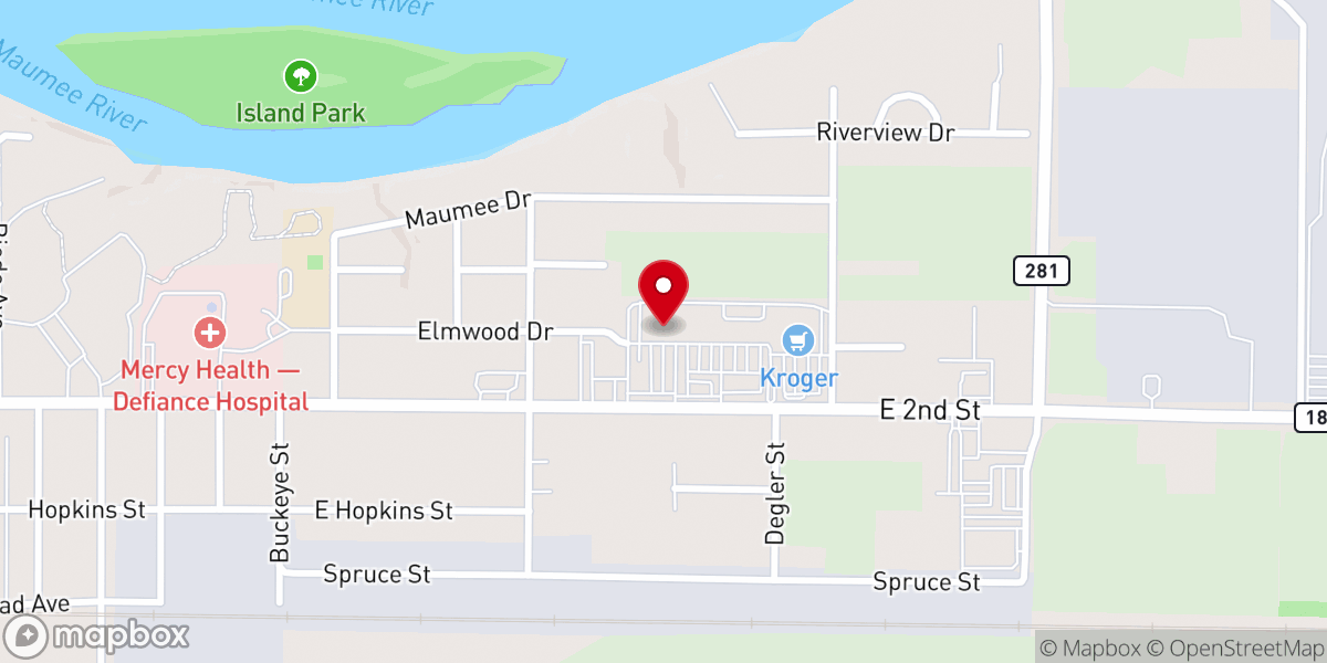 Map showing location of Family Christian Center