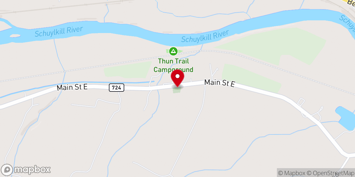 Map showing location of Saint Paul Mission Church