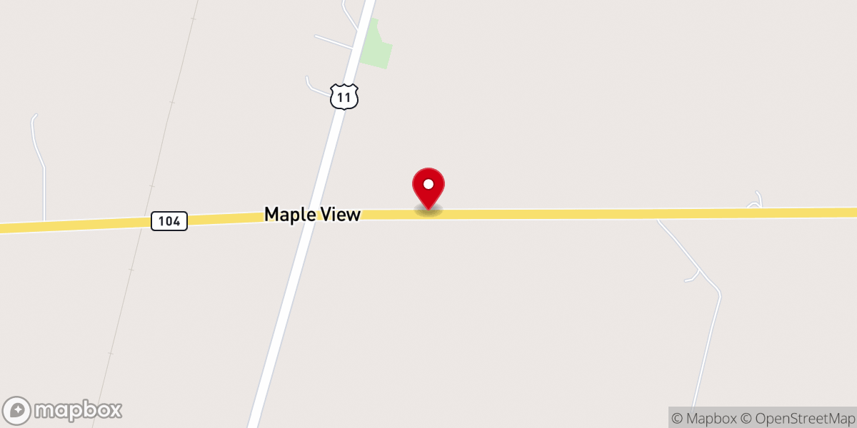 Map showing location of Transportation Department