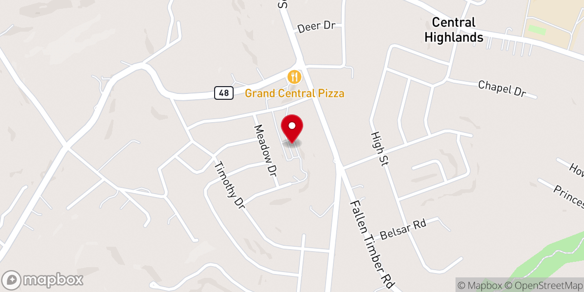 Map showing location of St Michael Catholic Church - Saints Joachim and Anne Parish