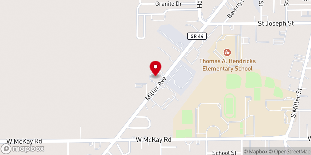Map showing location of Hope's Point
