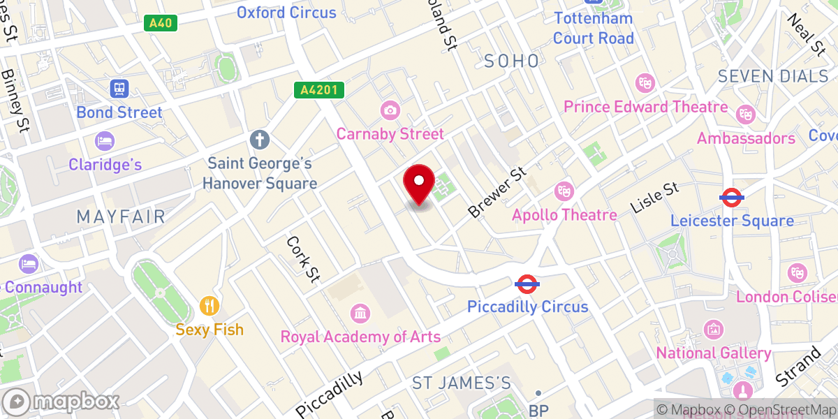 Map showing location of Our Lady of the Assumption & St. Gregory Church