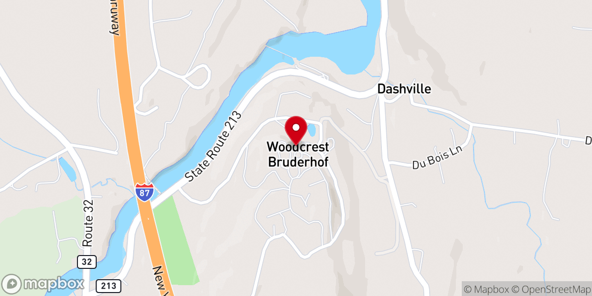 Map showing location of Church Communities Foundation