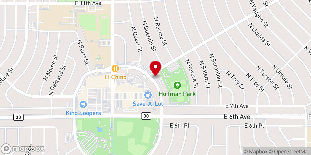 Map showing location of Faith Temple Church of God in Christ