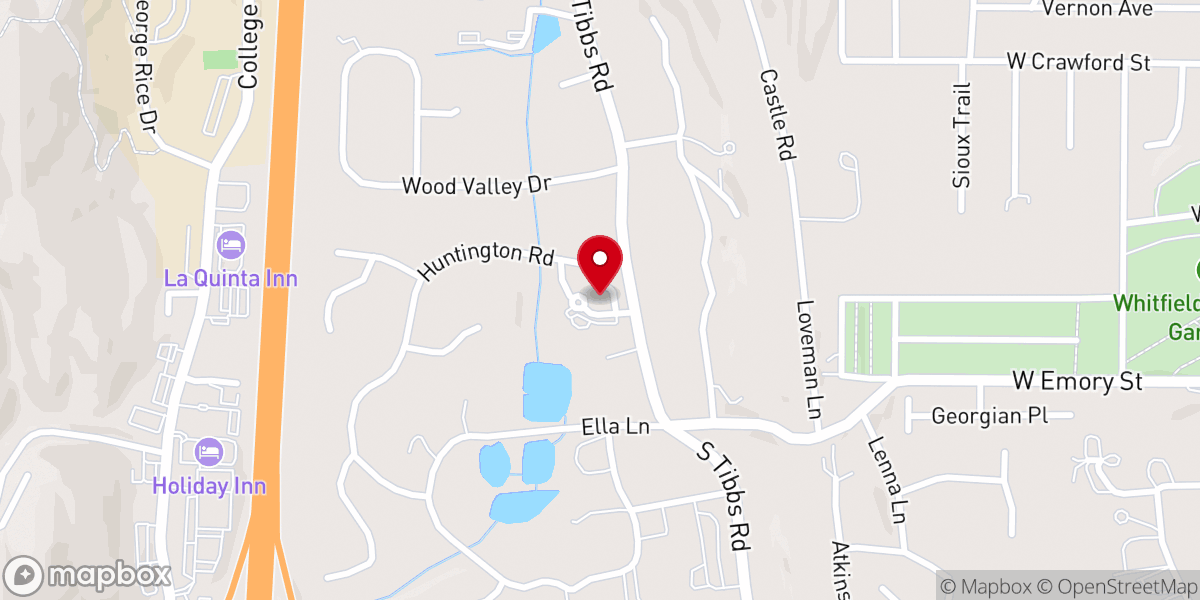 Map showing location of Dalton Seventh-day Adventist Church