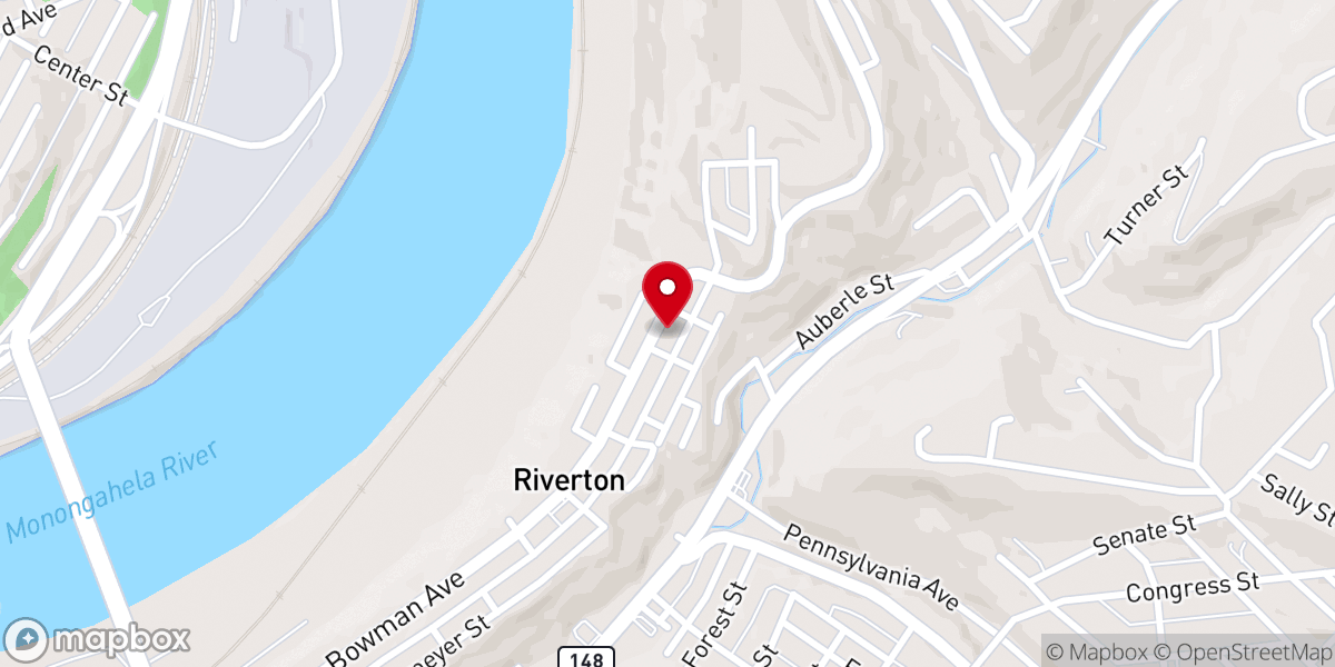 Map showing location of Highland Grove United Methodist Church