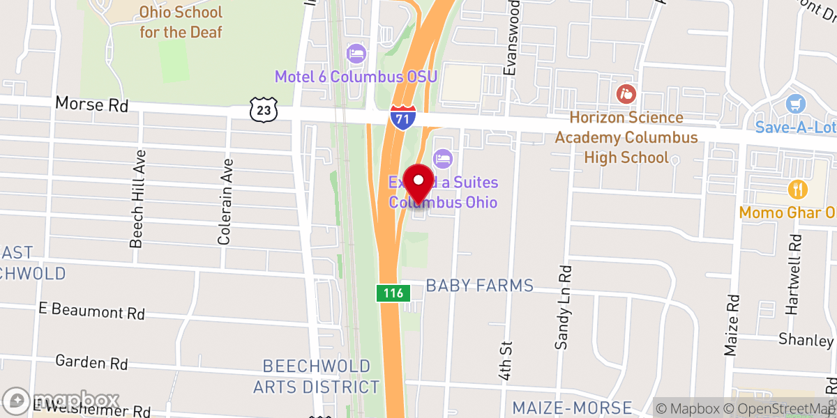 Map showing location of Holy Resurrection