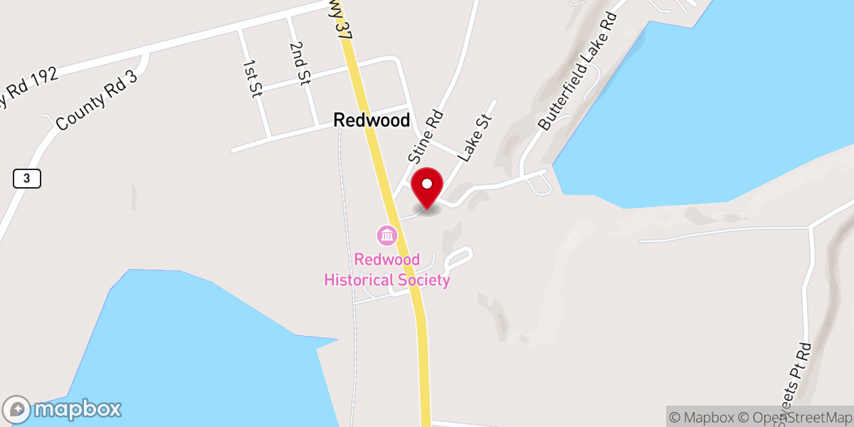 Map showing location of St. Francis Xavier
