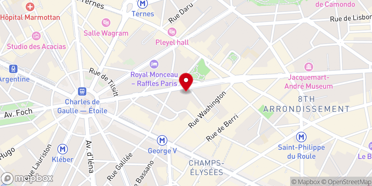 Map showing location of Église du Saint-Sacrement