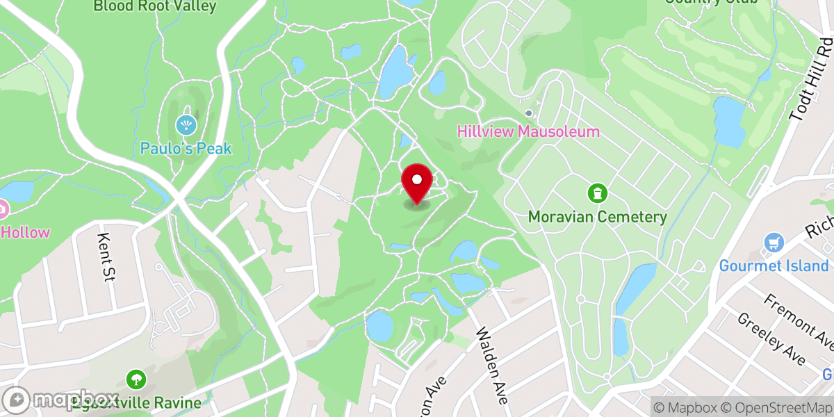 Map showing location of High Rock Park