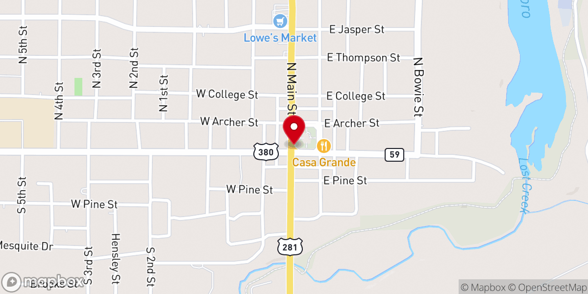 Map showing location of Crossway Church of Texas Inc
