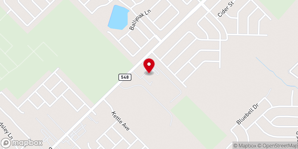 Map showing location of Free life Church