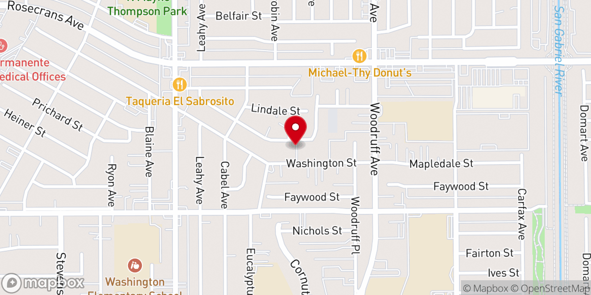 Map showing location of Iglesia Elohim Reformada Inc