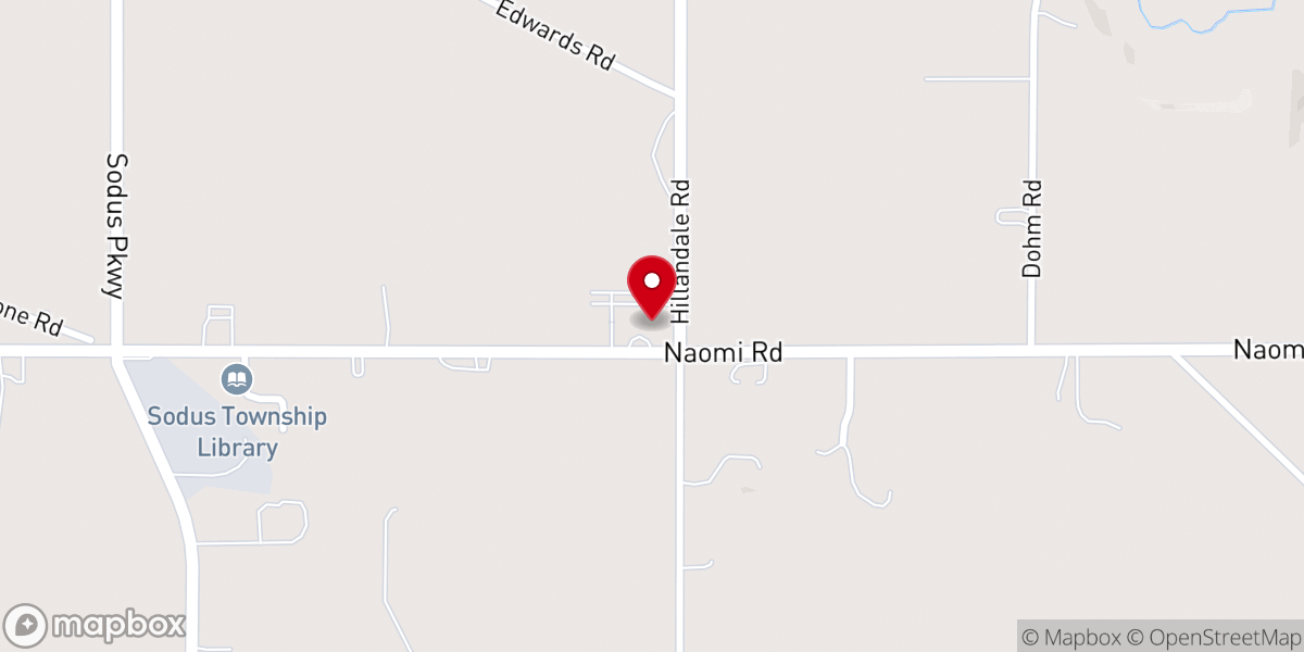 Map showing location of Chapel Hill United Methodist Church