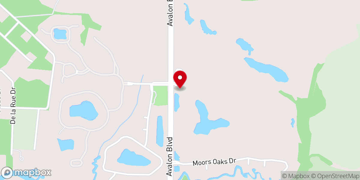 Map showing location of Hope Church