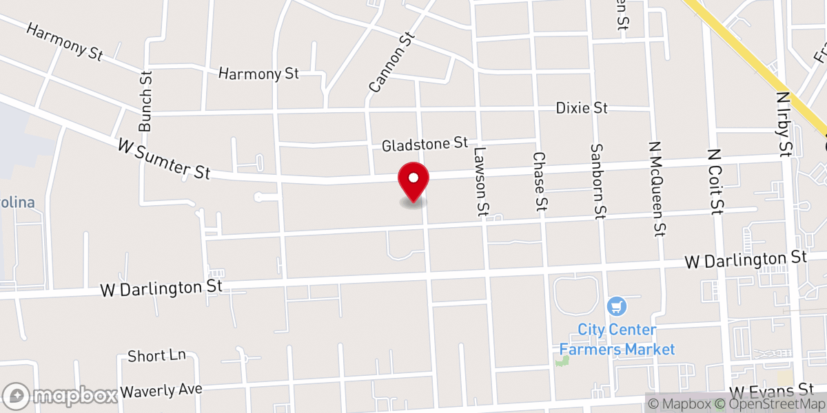 Map showing location of Church in the Lord Jesus Christ
