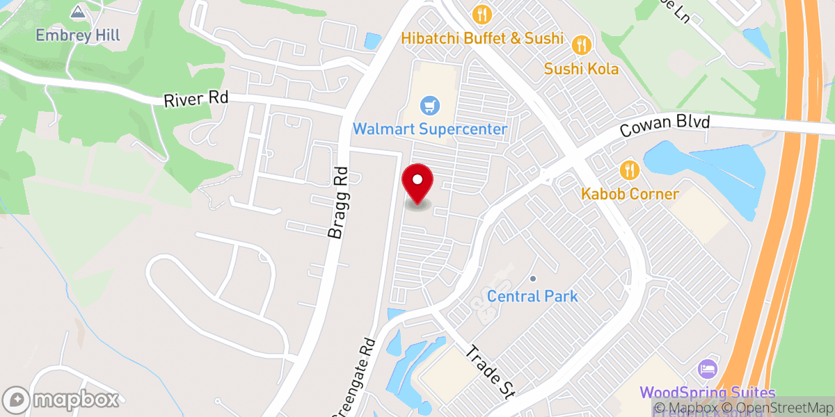 Map showing location of Lifepoint Church