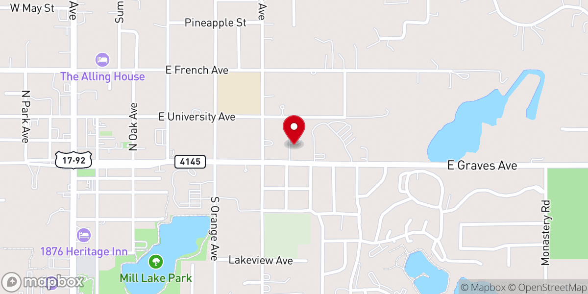 Map showing location of St Jude's Episcopal Church