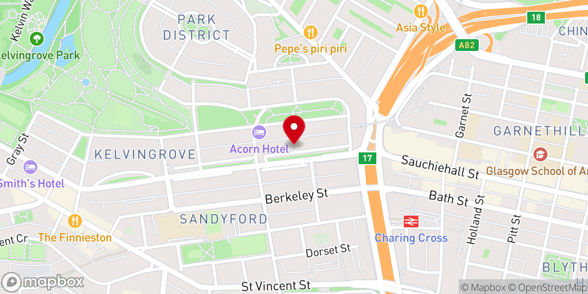 Map showing location of United Free Church Of Scotland