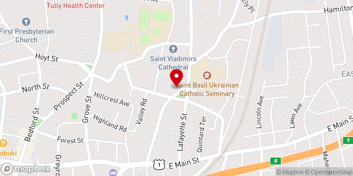 Map showing location of Pentecostal Mission John