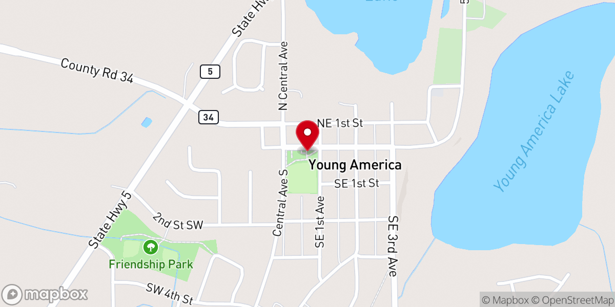 Map showing location of Stiftungsfest