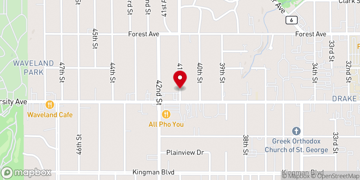 Map showing location of Sweet Home Deliverance Church
