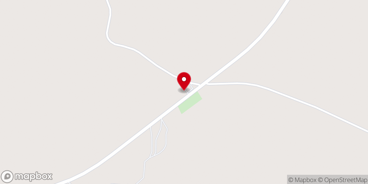 Map showing location of Fellowship Baptist Church