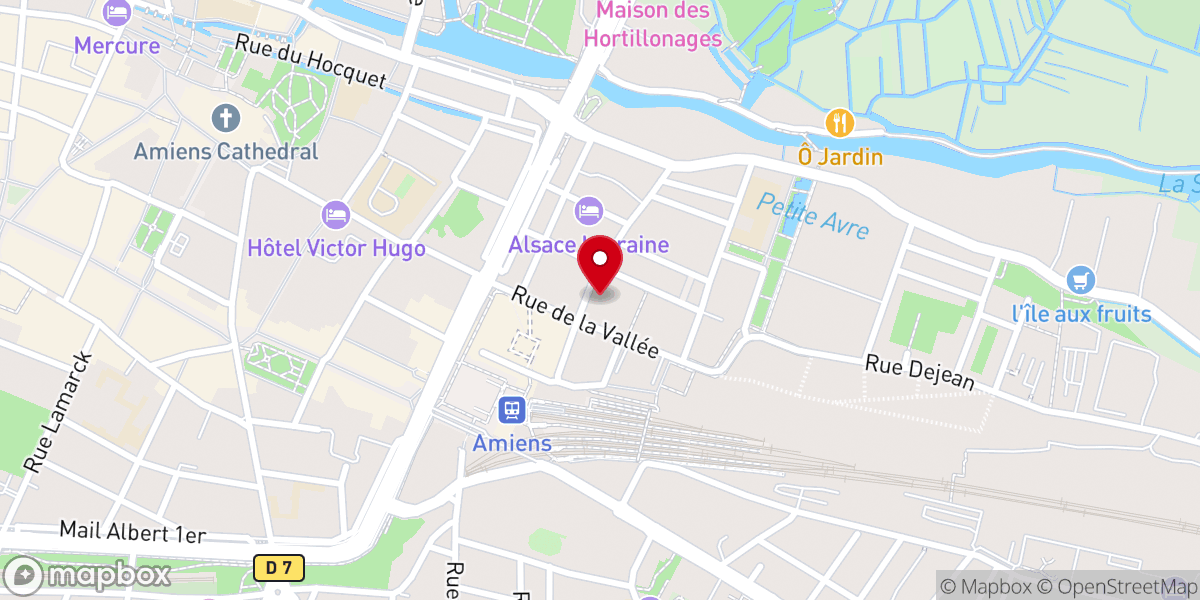 Map showing location of Centre Chretien Christ Refuge Pour Tous
