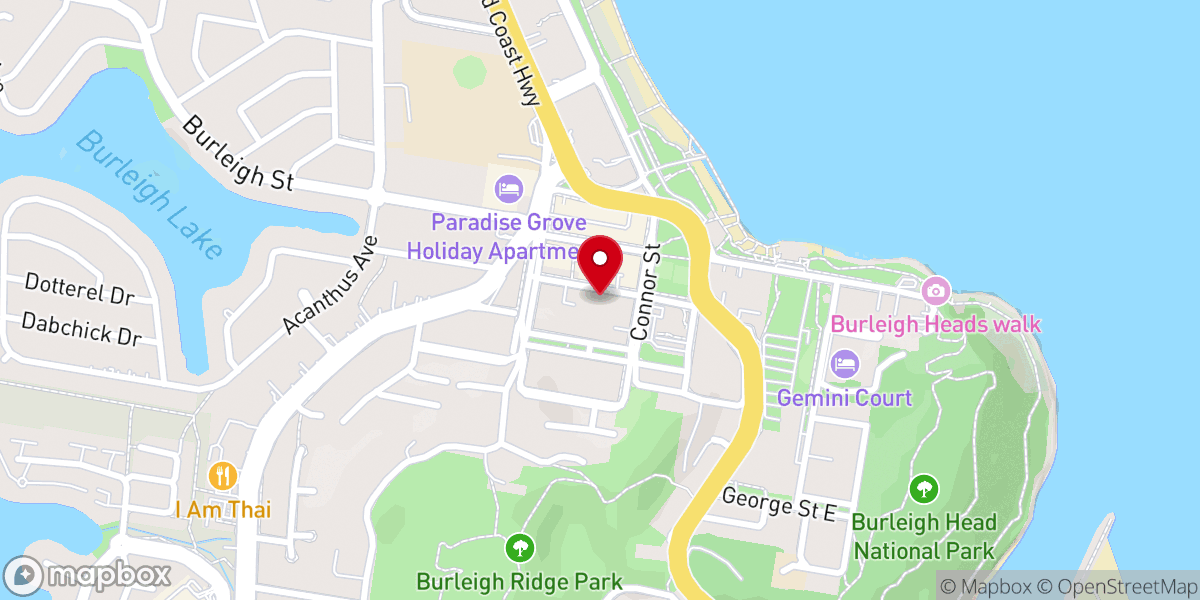 Map showing location of Infant Saviour Catholic Church