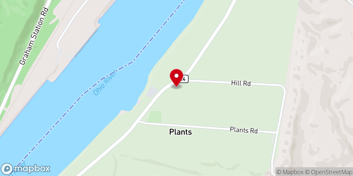 Map showing location of Plants Methodist Church
