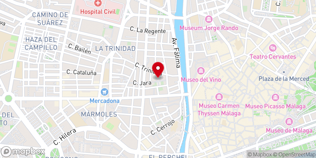 Map showing location of Parroquia San Pablo
